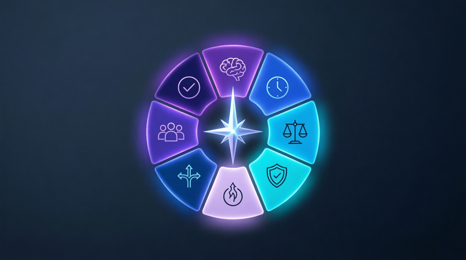 7-step decision making framework for leaders — how to make hard decisions as a leader using a circular decision wheel