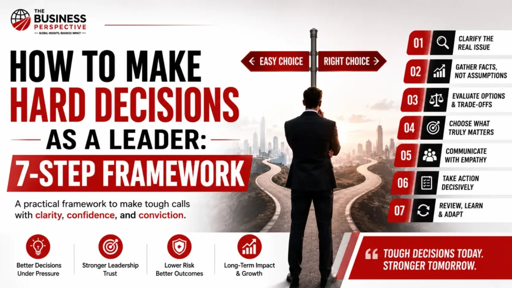 How to Make Hard Decisions as a Leader