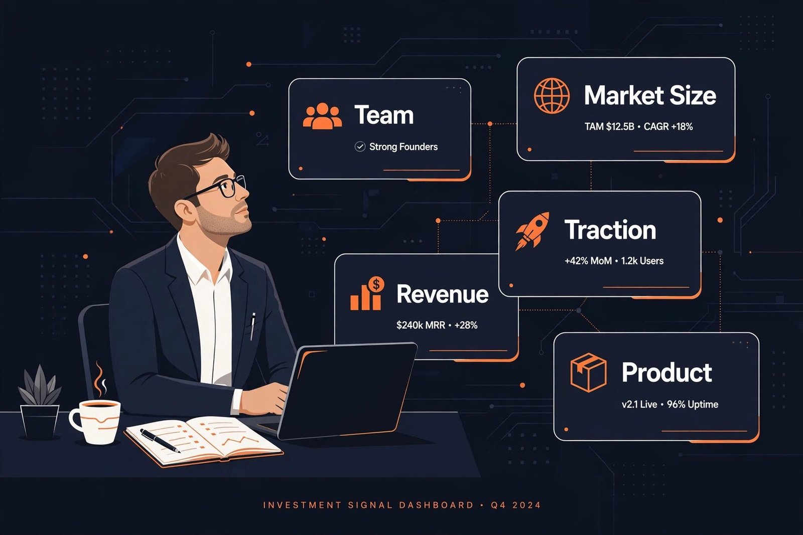 Investor Decision Making Process Infographic