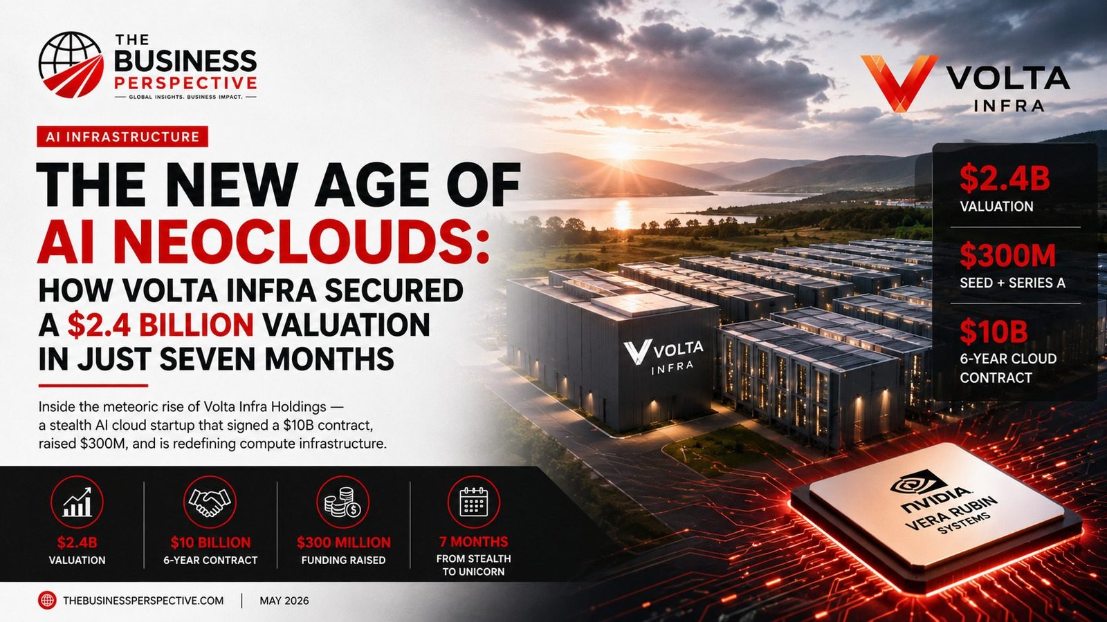 Volta Infra AI neocloud — $2.4B valuation in 7 months — The Business Perspective