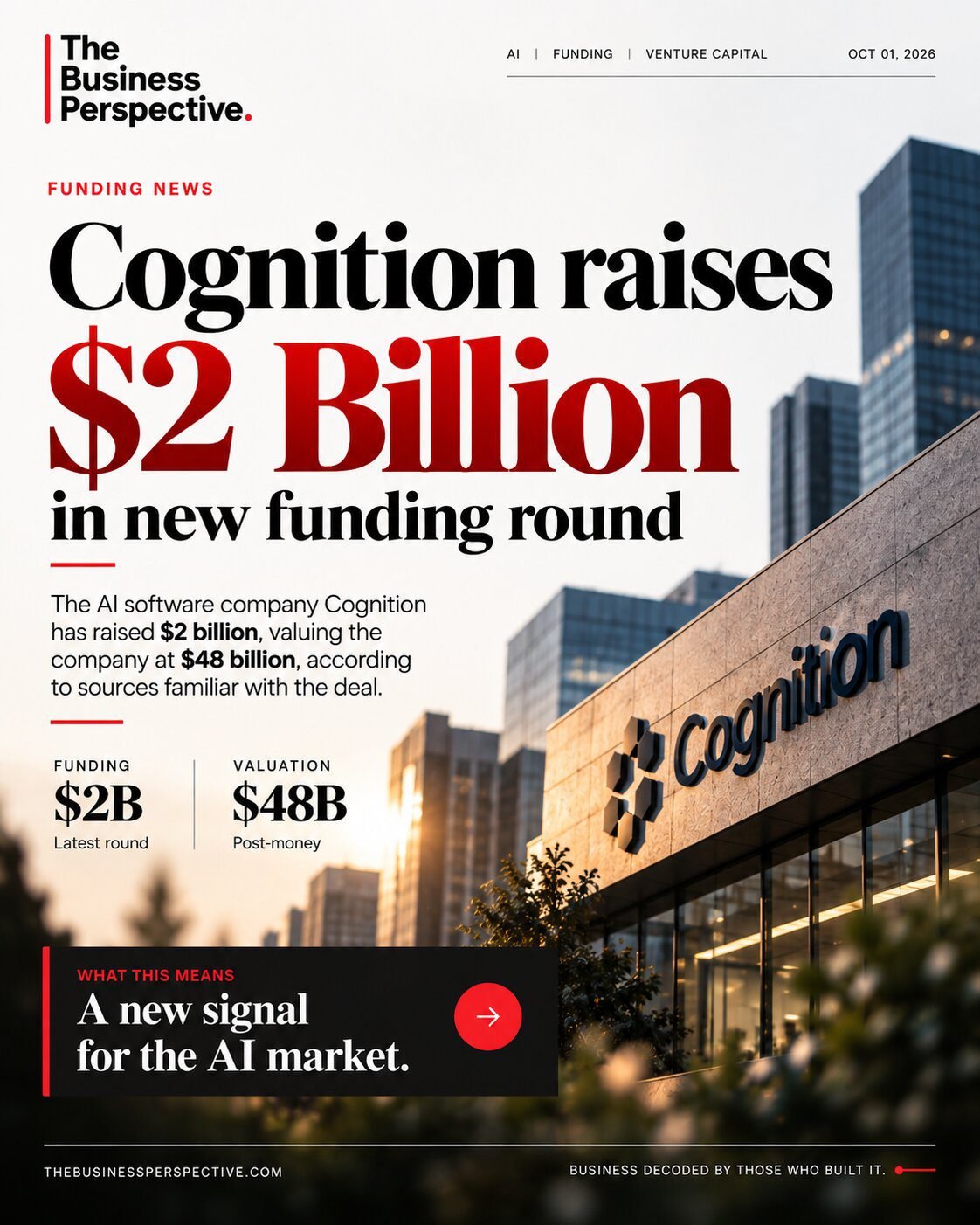 Cognition raises $2 billion at a $48 billion valuation