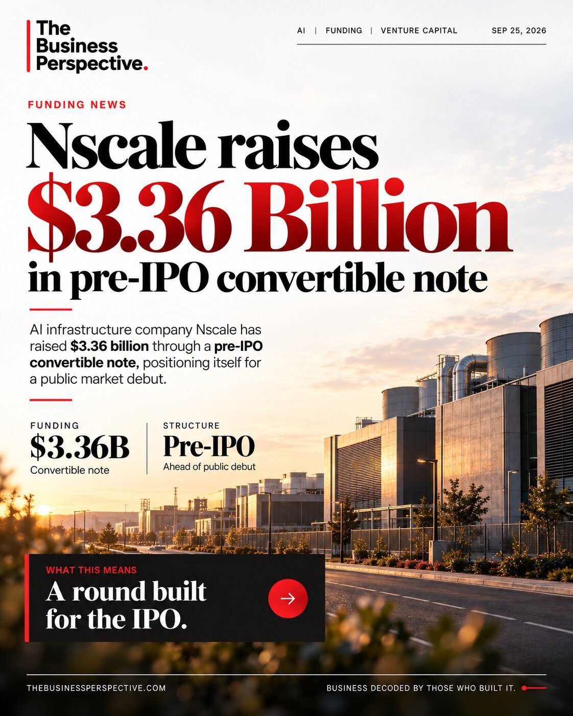 Nscale raises $3.36 billion in a pre-IPO convertible note