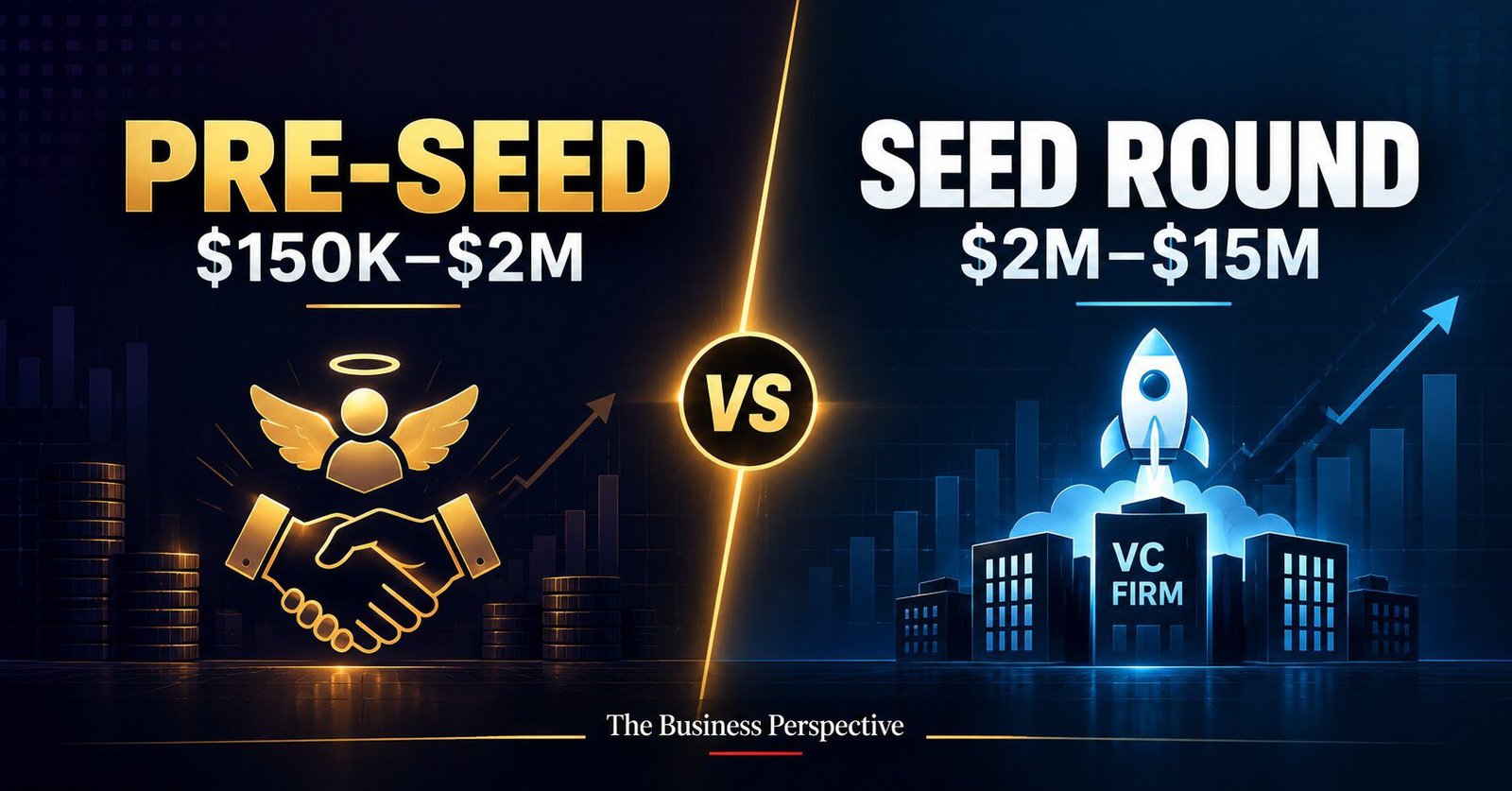 Pre-Seed vs Seed Round — funding stage comparison 2026
