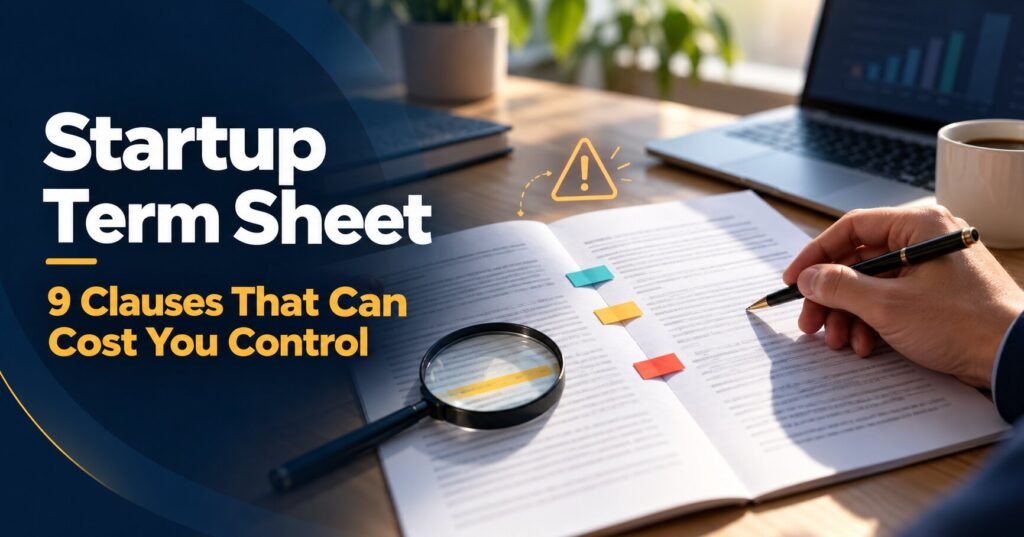 Startup Term Sheet_ Clauses Costing Control