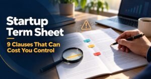 Startup Term Sheet_ Clauses Costing Control